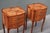 1950s Pair of Restored French Louis XV Style Rosewood Inlaid Side Tables Nightstands For Sale - Image 10 of 12