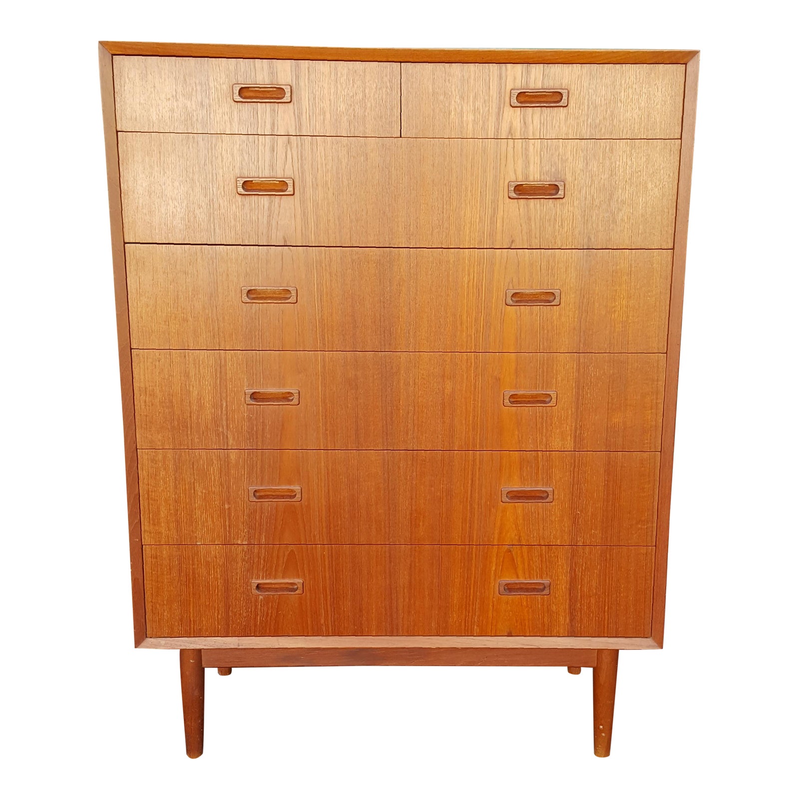 1960s Lyby Danish Teak High Boy Dresser Chairish