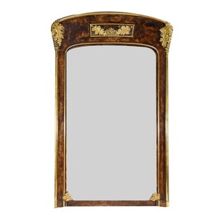 Large Art Nouveau Mantelpiece Mirror, 1900 For Sale