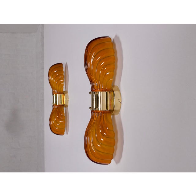1970s Italian Shell Wall Lights, 1970s, Set of 2 For Sale - Image 5 of 14