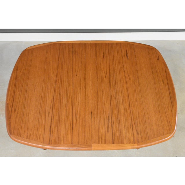 1970s 1970s Refinished 72” Danish Modern Teak Dining Table For Sale - Image 5 of 11