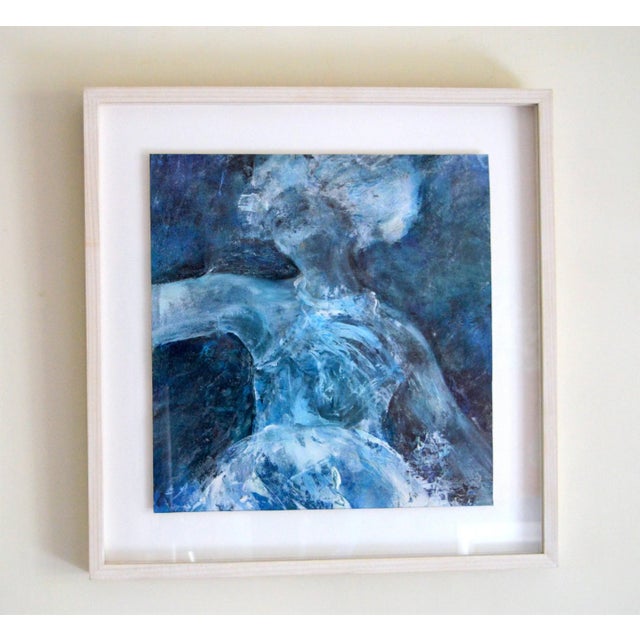 Contemporary 'J'adore Danser' Acrylic and Oil on Paper For Sale - Image 3 of 5