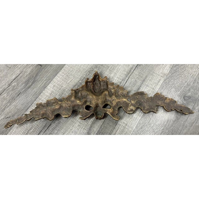 Antique French Metal Ornate For Sale - Image 5 of 7