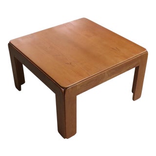 Danish Modern Niels Eilersen Solid Teak Side Table For Sale