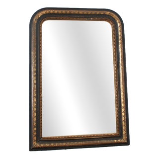 Antique French Louis Philippe Foxed Glass Mirror For Sale