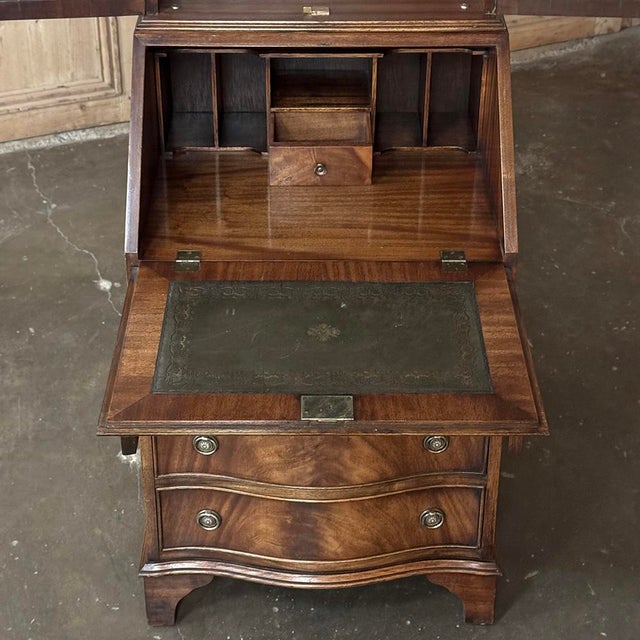 Antique English Mahogany Secretary ~ Bookcase For Sale - Image 18 of 18