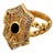Gold Ring with Diamonds in Brilliant Cut For Sale