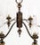 Mid-Century Modern Art Deco 6-Light Burnished Brass & Venini Murano Glass Chandelier, 1930s For Sale - Image 3 of 5