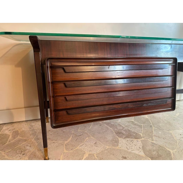 Console Desk attributed to Vittorio Dassi, Italy, 1950s For Sale - Image 6 of 17