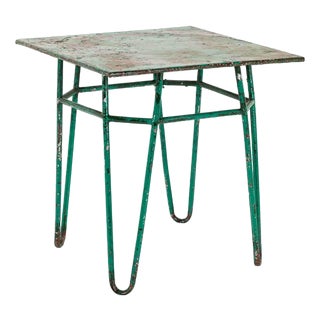 Vintage French Bistro Table For Sale