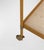 Arteriors Home Brand New Arteriors Home Sanders Leather & Blonde Oak Bar Cart For Sale - Image 4 of 6