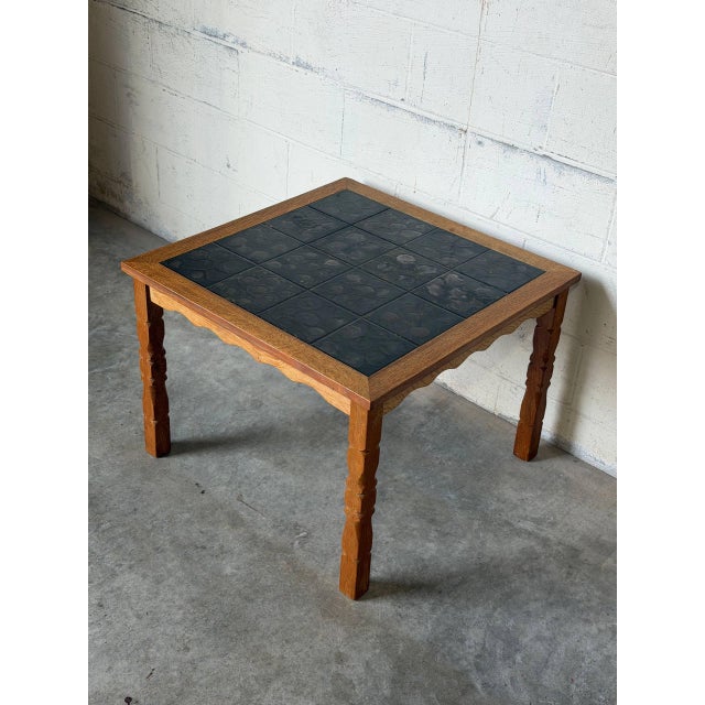 Henning Kjærnulf Black Tiles Coffee Table Danish Mid-Century Modern 1960s For Sale - Image 9 of 10