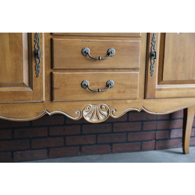 French Country Ethan Allen Sideboard/Buffet Chairish