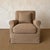 Claire Chair Slip Covered in Spice Belgian Heavy Weight Linen 34″ w x 46″ d x 35″ h Fabric: 100% Pure Belgian Linen /...