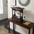 Elevate your space with this exquisite, masterfully carved vintage wooden stand, designed to blend timeless traditional...