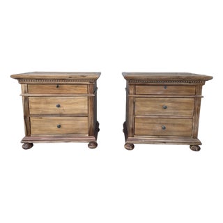 Restoration Hardware St James Nightstands - a Pair For Sale