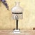 Hollywood Regency Vintage Sinumbra Astral-Style Brass, Marble & Crystal Table Lamp For Sale - Image 3 of 18