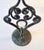 Vintage Metal & Glass Taper Candle Holders - a Pair For Sale - Image 4 of 9