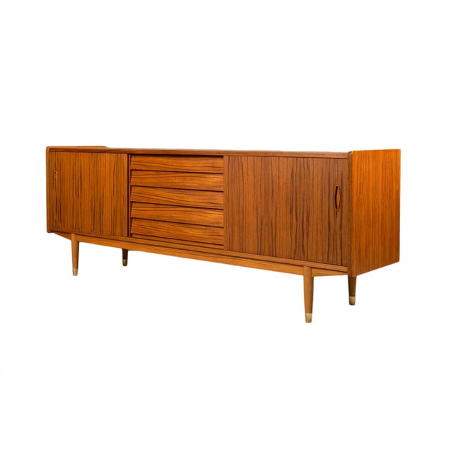 Vintage Scandinavian Teak Sideboard by Nils Jonsson for P.S. Heggen, 1960s For Sale - Image 11 of 13