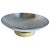 Midcentury Stainless and Brass Footed Bowl For Sale - Image 9 of 9