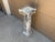 Weathered Neoclassical Cast-Concrete Corinthian Garden Pedestal For Sale - Image 9 of 16