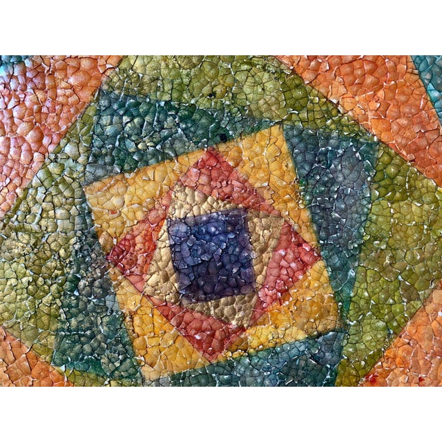 2000 - 2009 "Torqued Mandala #2" Painting by Paul Wirhun For Sale - Image 5 of 9