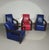 Wood Vintage Ying Lounge Chairs by Hugues Chevalier for Tommy Hilfiger, 1990s, Set of 4 For Sale - Image 7 of 15