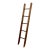 Antique American Rustic Farmstead Wooden Ladder For Sale