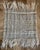 Contemporary Handwoven Wool Fiber Art Throw Blanket Gray Cream Chunky Fringe Boho Textile For Sale - Image 3 of 6