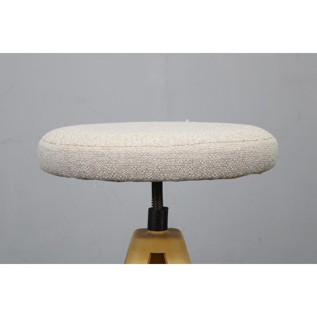 1970s Mid-Century Swivel Piano Stool, Czechoslovakia, 1970s For Sale - Image 5 of 9