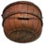 Great Antique American Hand Made Steam Bent Oak Maine Apple Farm Gathering Basket With Excellent Patina For Sale - Image 12 of 18