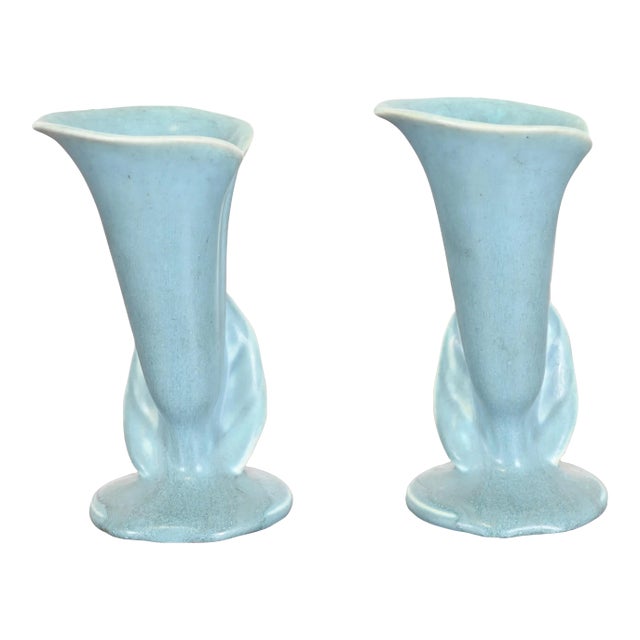 Rookwood Pottery Arts & Crafts Glazed Ceramic Vases, 1949 For Sale