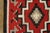 Tribal 1940s Red Geometric Tribal Antique American Navajo Rug 2'2" X 2'10" Flatweave Wool Carpet For Sale - Image 3 of 5