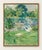 This vintage French Impressionist landscape art print by Berthe Morisot brings luminous garden color and pastoral elegance...