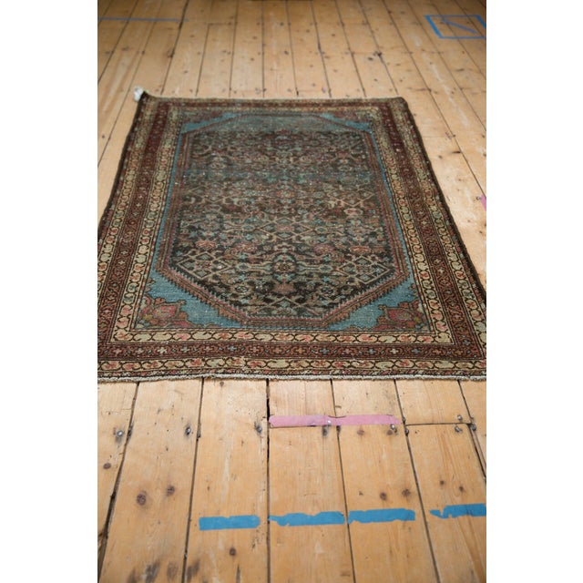 Textile Vintage Distressed Malayer Rug - 3'6" x 4'9" For Sale - Image 7 of 9