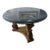 Gorgeous Harp Dining Table Base With Granite Top Attributed to Kreiss For Sale