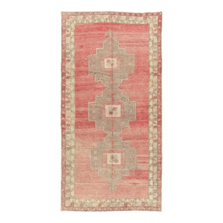 Galerie Shabab Collection Mid-20th Century Turkish Anatolian Wide Gallery Runner For Sale