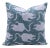 Fabdivine Cotton Cushion Cover With Block Print 14x14 Inch Thick Cotton White-Mushak For Sale