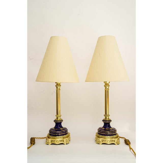 Large Historistic Table Lamp, Vienna, 1890s, Set of 2 For Sale - Image 17 of 17