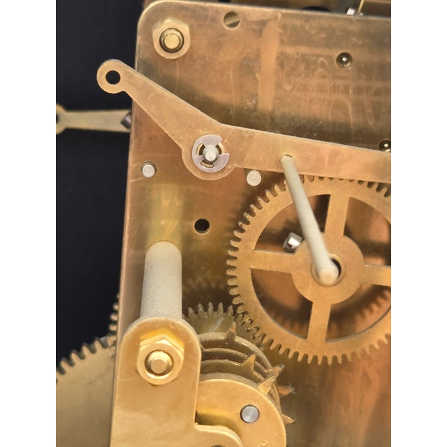 Vintage George Nelson for Howard Miller Grandfather Clock Mid Century Chrome For Sale - Image 14 of 17