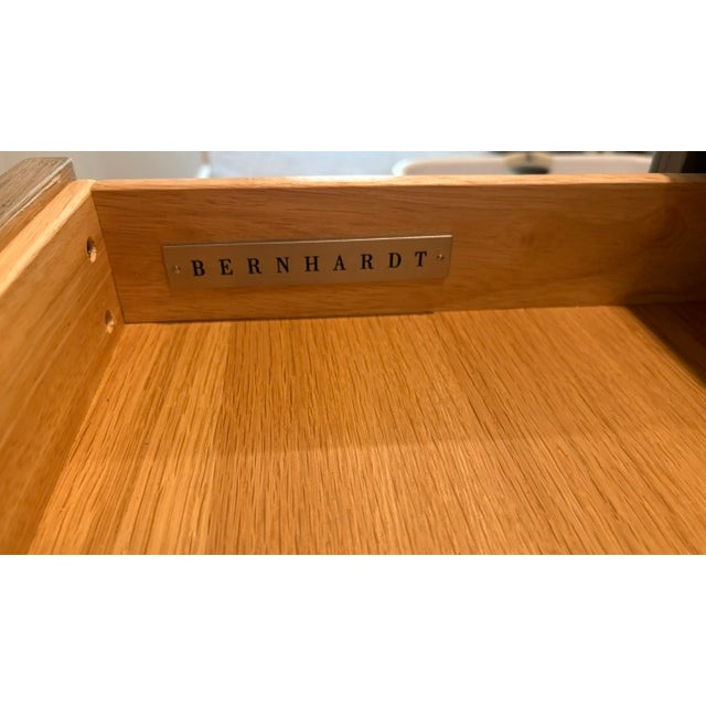 Brand: Bernhardt Furniture Item Category: Rustic Patina Nightstand Model Number: 868-114 Dimensions: Approx. 18" W x 32" D...