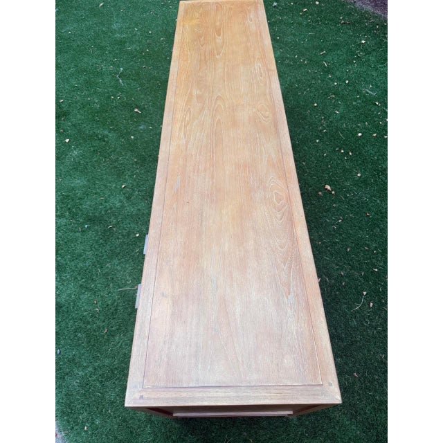 Wood Blonde Cane Credenza For Sale - Image 7 of 7