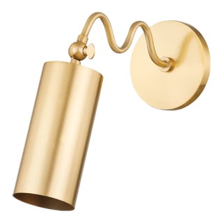 Mitzi Bea 1-Light Wall Sconce, Aged Brass For Sale