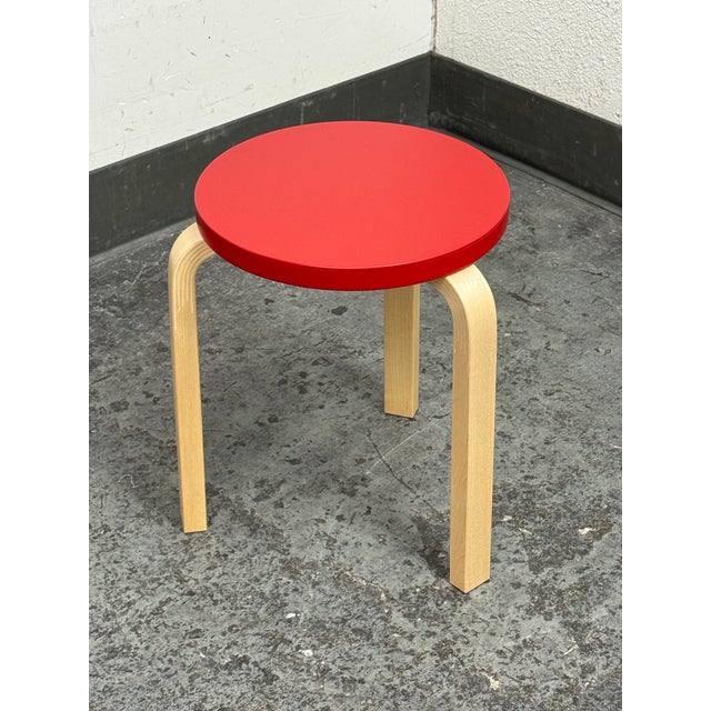 2020s Alvar Aalto for Artek Stool, Model 60 For Sale - Image 5 of 12