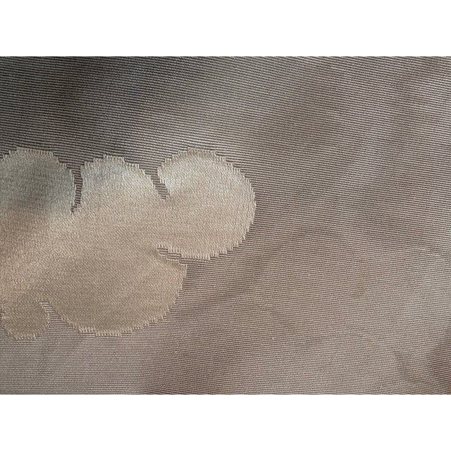 18 1/4 Yards of Clarence House Moire. Silk and Rayon Blend. Cloud Motif. Taupe For Sale - Image 9 of 9