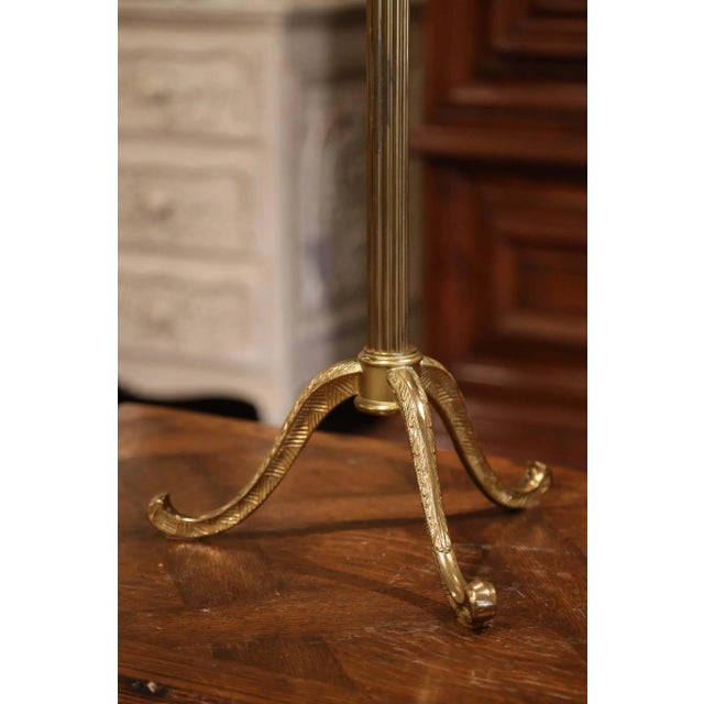 Early 20th Century Early 20th Century French Brass and Walnut Gentleman’s Valet Stand For Sale - Image 5 of 6