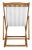 Foldable Sling Chair in Natural & Grey & White - a Pair For Sale In Philadelphia - Image 6 of 11