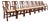 Baker Furniture Georgian Carved Mahogany Dining Chairs, Set of Eight For Sale