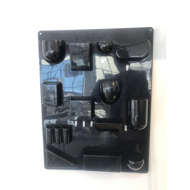 Mid-Century Modern Chocolate Brown Uten.Silo by Dorothee Becker for Design M, 1970s For Sale - Image 3 of 5