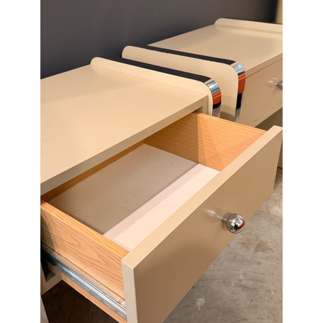 Vintage Postmodern Nightstands - A Pair For Sale In Milwaukee - Image 6 of 9